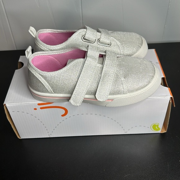 Jumping Beans Harmonica Style Color Iridescent Velcro Sneakers Size 11 - Picture 4 of 6